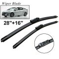 28"/16" Toyota Prius 2016- Onwards High toughness windshield wiper blades Replacement Blades - (2Pis 1 Set).