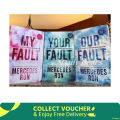 3 book set ( my fault, your fault and out fault ) paperback. 