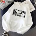 Japanese Anime Danganronpa Hoodies Men Kawaii  Hop 90s Harajuku Nagito Komaeda Streetwear Ouma Kokichi Sweatshirts Male. 