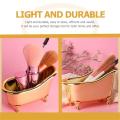 Bathtub Soap Dish, Plastic Soap Holder Tray Mini Bathtub Desktop Organizer for Makeup, Cosmetics, Bathroom Accessories Miniature Tub Decorations.