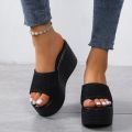 Sandals Summer 2023 New Women Slippers Wedges Platform Beach Flip Flops Trend High Heels Ladies Shoes Pumps Thick Slides Mujer.
