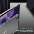 Samsung Galaxy Tab A8 2021 10.5 Inches (SM-X00,SM-X205) Transparent Crystal Clear Back Case Cover + Tempered Glass Protector for Samsung Galaxy Tab A8 2021 10.5 Inches ( 2 in 1 Combo).
