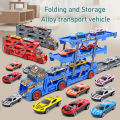 GC Transport Carrier Truck Car Toy With Mini Cars Catapulting Transporter Truck Play Set Birthday Gifts Gifts For Boys Girls. 