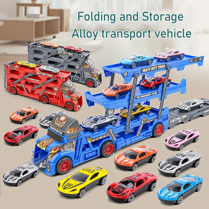 GC%20Transport%20Carrier%20Truck%20Car%20Toy%20With%20Mini%20Cars%20Catapulting%20Transporter%20Truck%20Play%20Set%20Birthday%20Gifts%20Gifts%20For%20Boys%20Girls%20-%20Image%204