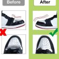 2Pairs Anti Crease Protector for Shoes Head Anti-Wrinkle Suppport Stretcher Ultimate Sneaker Crease Guards for Formal Shoes Care. 