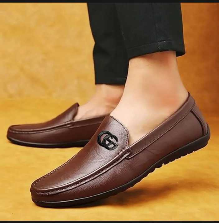 New High Quality JS Leather JS-112343 Slip Moccasins Loafers Casual Shoes For Men Driving