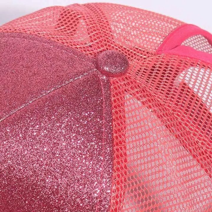 2021%20Glitter%20Women%20Baseball%20Cap%20Ponytail%20Mesh%20Snapback%20Hat%20Casual%20Sport%20Sun%20Caps%20Sequins%20Shining%20Washed%20Cotton%20Adjustable%20Hats%20-%20Image%205