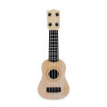【Yibei Fairy Tale Toy City】Mini Guitar 4 Classical Ukulele Guitar Toy Musical Instruments for Children Beginners Early Education Small Guitar. 
