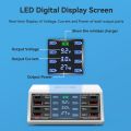 ASOMETECH 100W USB C Fast Charger Station,4 QC3.0 + 4 PD3.0 PPS + Wireless Charging,9 in 1 USB Charger For Samsung iPhone iPAD. 
