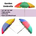 size 56 inch umbrella for Garden and shops Heavy Duty Wind proof Garden umbrella.