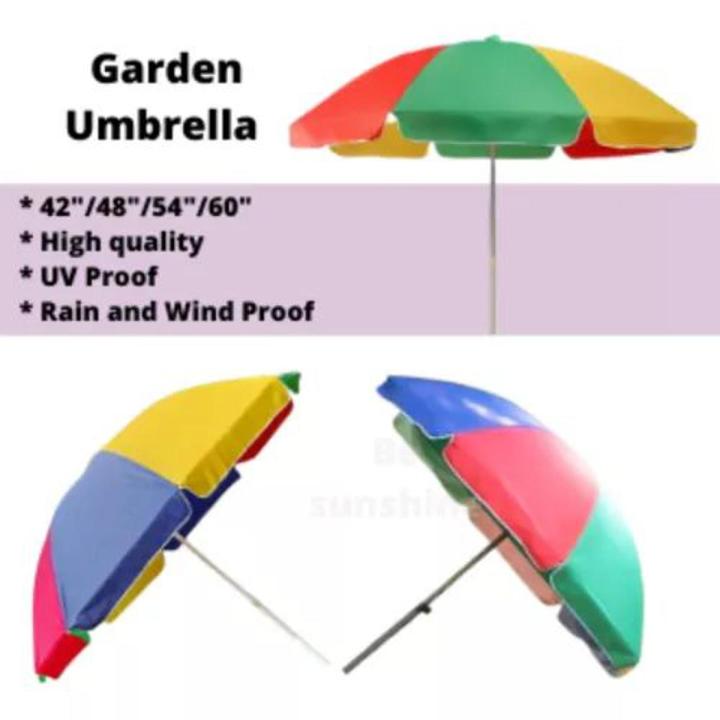 size 56 inch umbrella for Garden and shops Heavy Duty Wind proof Garden umbrella