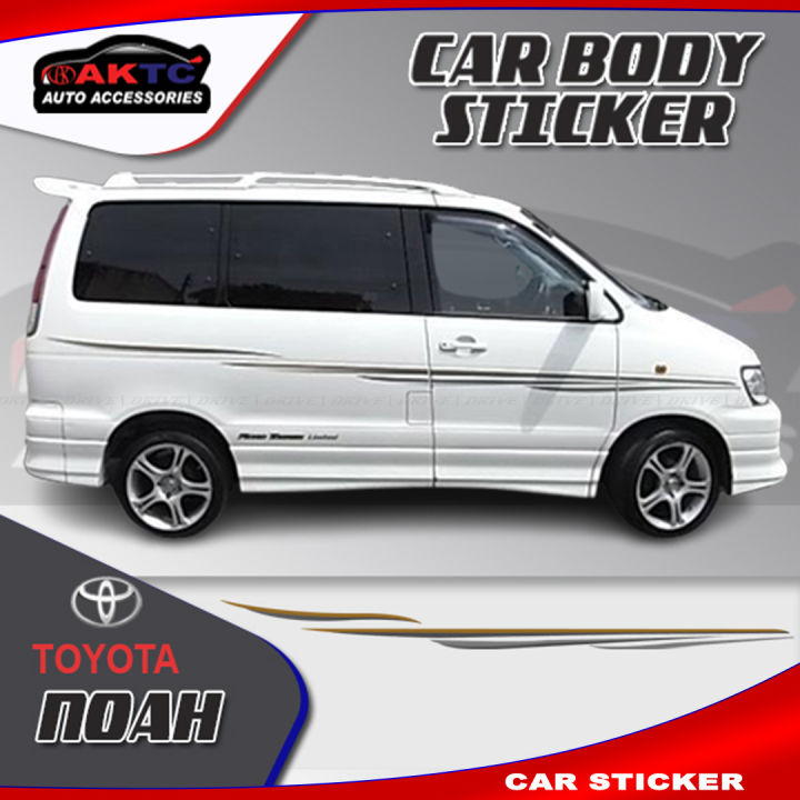 TOYOTA NOAH body sticker car vinyl sticker car graphics decals car side decals and graphics CAR STICKER RDT 301