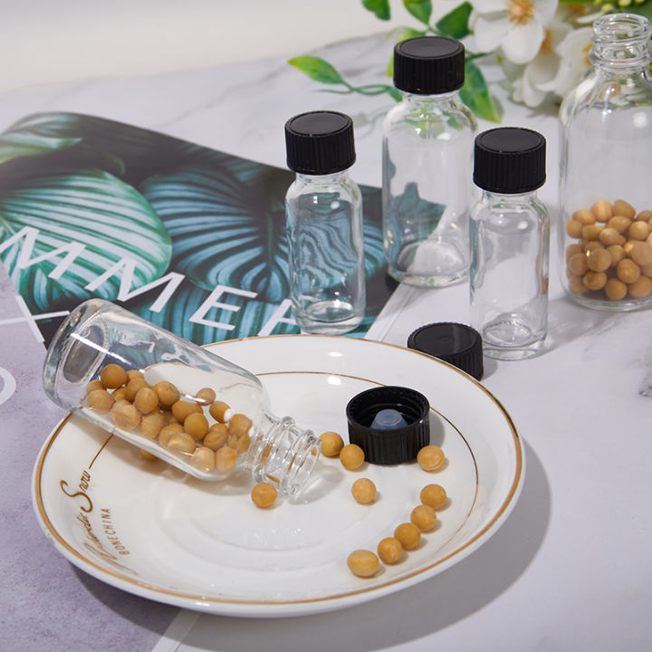 6pcs%20Small%20Clear%20Glass%20Bottles%20With%20Lids%20Glass%20Containers%20Round%20Sample%20Bottles%20For%20Juice,%20Oils,%20Ginger%20Shots,%20Whiskey,%20Liquids%20Qingyue%20-%20Image%203