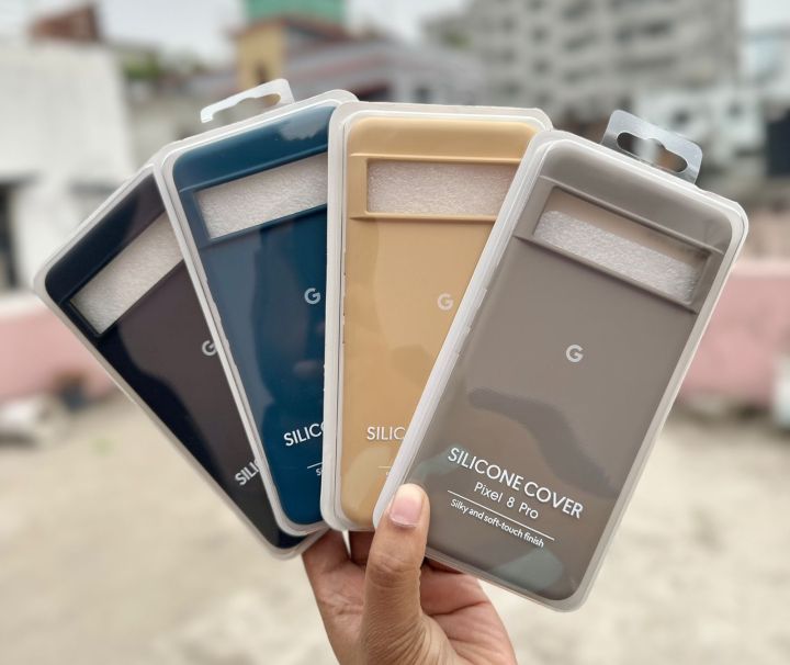 For Google Pixel 8 Pro Soft Silicone Cases Shockproof Round Edge Camera Bumper Phone Back Cover