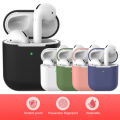 4 Pcs/set For Apple AirPods 2 Wireless Charger Protective Silicone Case Cover Accessories Set.