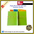 Paper Record file with Lace  Premium Quality pack of 6 pcs. 