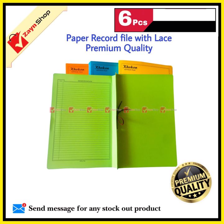 Paper%20Record%20file%20with%20Lace%20%20Premium%20Quality%20pack%20of%206%20pcs%20-%20Image%203