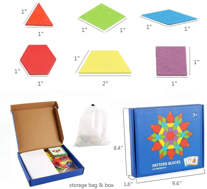 155%20Pcs%20Wooden%20Pattern%20Blocks%20Set%20Geometric%20Shape%20Puzzle%20Kindergarten%20Classic%20Educational%20Montessori%20Tangram%20Toys%20for%20Kids%20-%20Image%203