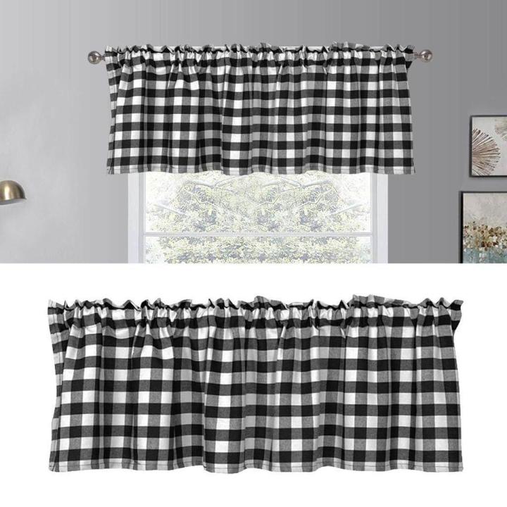 Half Window Tier Curtains for Bathroom Window Covering 137x61cm 1 Panle