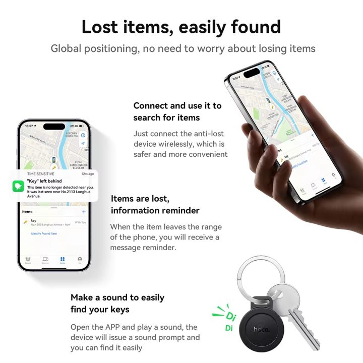 HOCO%20E101%20Anti-Lost%20Smart%20Bluetooth%20Finder%20Tag%20Locator%20Supports%20Both%20Android%20&%20iOS%20Google%20Find%20Hub%20Apple%20Find%20My%20Precise%20Position%20Finder%20for%20Keys%20Pets%20Luggage%20Cars%20Replaceable%20Battery%20Up%20o%208%20Months%20Backup%20Android%20Supported%20Smart%20Item%20Finder%20for%20Any%20Device%20-%20Image%205