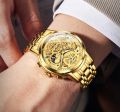 OLE_VS Top Brand 9947 Sport Quartz Watch Gift Stainless Steel Watchband Round-dial Chronograph Calendar Watch Stainless Steel Watch For Men - watch.