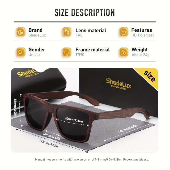 ShadeLux,%20Premium%20Leisure%20Square%20TR90%20Frame%20Polarized%20Sunglasses,%20With%20Wooden%20Temples,%20For%20Men%20Women%20Outdoor%20Party%20Vacation%20Travel%20Driving%20Supply%20Photo%20Prop%20-%20Image%202