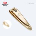 THREE SEVEN/777 Medium-size Nail Clippers Trimmers 14K Gold-plated H-Carbon Steel Pedicure Care Professional Nail Tools. 