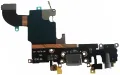 iPhone 6 / 6s Charging Port Dock Connector Flex Cable w/Microphone + Headphone Audio Jack Port Ribbon Replacement Part Compatible for iPhone 6s All Carriers (Black/Space Gray). 