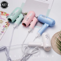 Fashion Mini Folding Hair Dryer 400w Low Power Radiation Proof Household Travel Dormitory Hair Dryer Barber Salon Modeling Tool. 