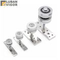 1Piece 100Kg Top Hung Tracked Door Roller Dual Pivot Swivel Wheel For Slide Partition Folding Bifold Door.