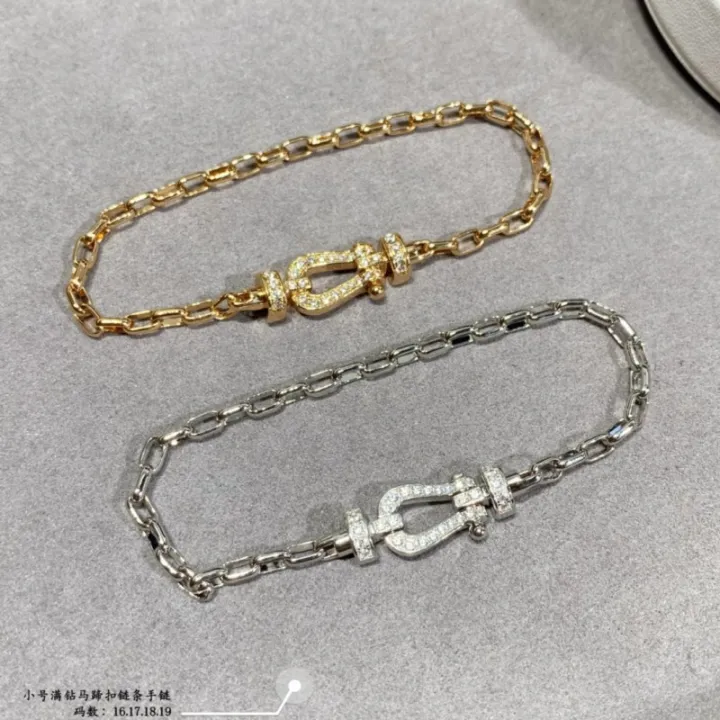 Seiko%20CNC%2018k%20rose%20gold%20nautical%20U-shaped%20horseshoe%20buckle%20bracelet%20women's%20delicate%20light%20luxury%20girlfriend%20couple%20bracelet%20men%20-%20Image%205