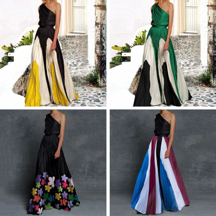 Banquet%20Dress%20Contrast%20Color%20Gorgeous%20Women%20Dress%20-%20Image%209