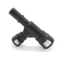 2PCS Car HVAC Heater Hose Connector For 2002-2014 Black.
