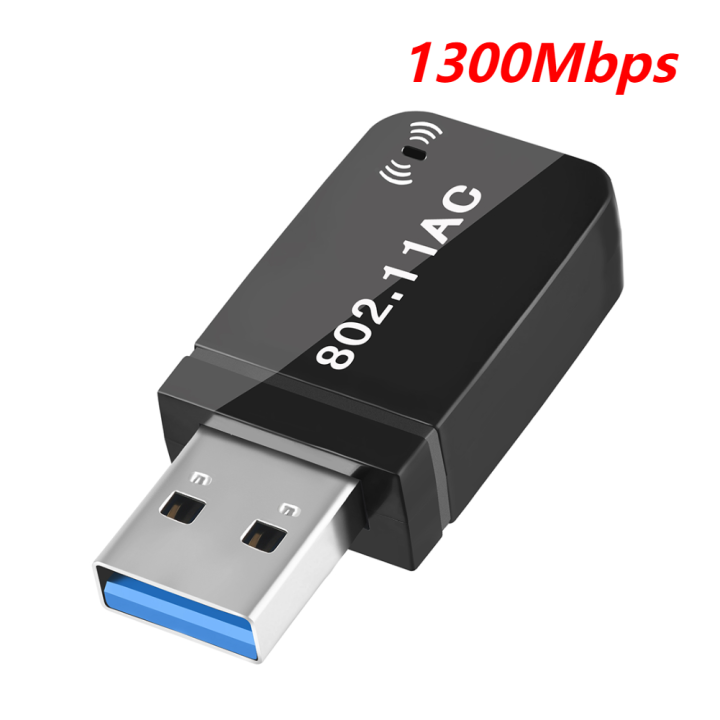 1300mbps Mini Usb Wifi Adapter Dual Band Wifi Network 5g 2.4ghz Wireless Ac Usb Adapter Wireless External For Pc