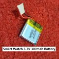 Smart  Watch Battery 3.7V 300mAh Rechargeable Battery 3.7V Battery Size 20 x 20 ×4mm Lithium Polymer Rechargeable Battery 3.7V Battery For Bluetooth Watch Battery. 