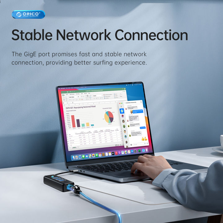ORICO%20PW3UR-C3%204-Port%20USB%203.0%20Hub%20With%20Gigabit%20Ethernet%20RJ45%20Port%20-%20Image%203