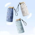 Flat 60 fold sun for women, both sunny rainy, small and portable umbrella, ultra light pocket mini sunshade umbrella. 