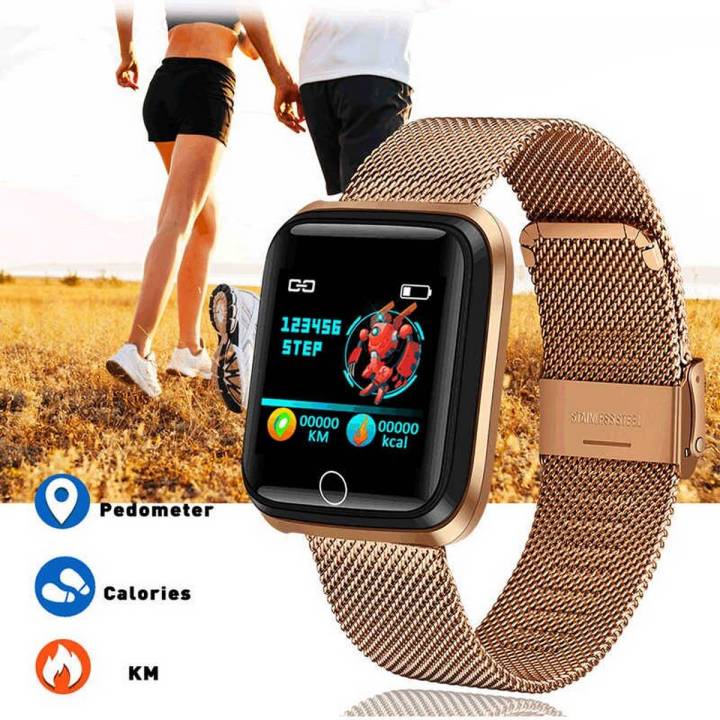 Colme P8 Pro Smart Watch Stainless Steel Strap