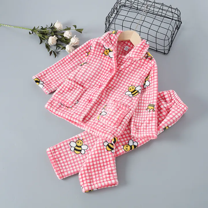 Autumn%20Winter%20Children's%20Coral%20Velvet%20Pajamas%20Boys%20Boys%20Thickened%20Winter%20Flannel%20Baby%20Girls%20Loungewear%20Set%20-%20Image%208