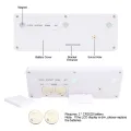 Big Digital Countdown Days Timer Clock - 999 Days Count Down Clock Timer for Graduation Lab Kitchen (White). 