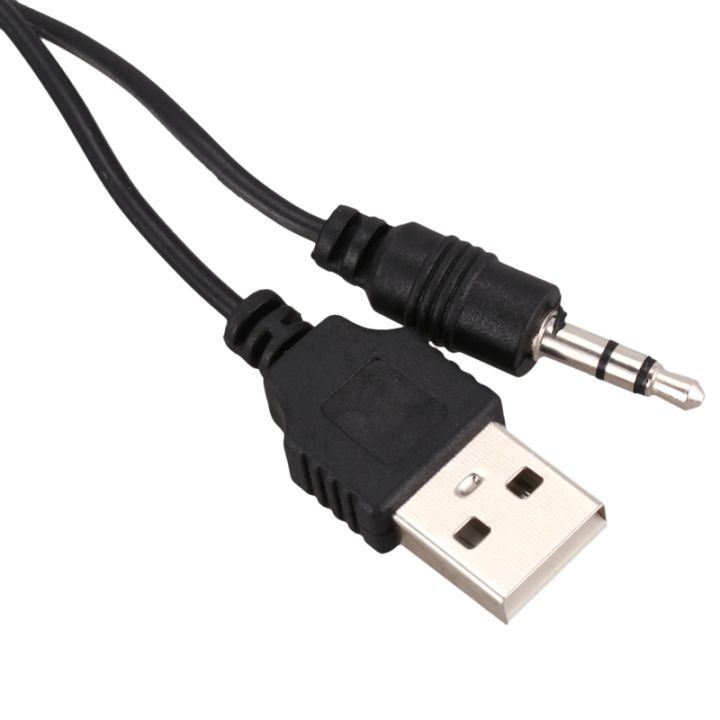 USB%202.0%20to%20Mini%20A%20Male%203.5mm%20Jack%20Plug%20Audio%20Data%20Cable%2045cm%202%20Pcs%20-%20Image%208