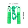 2.87m Professional Jump Rope With Counter Sports Fitness Fast Speed Counting Jump Skip Rope Skipping With Sponge Handles.