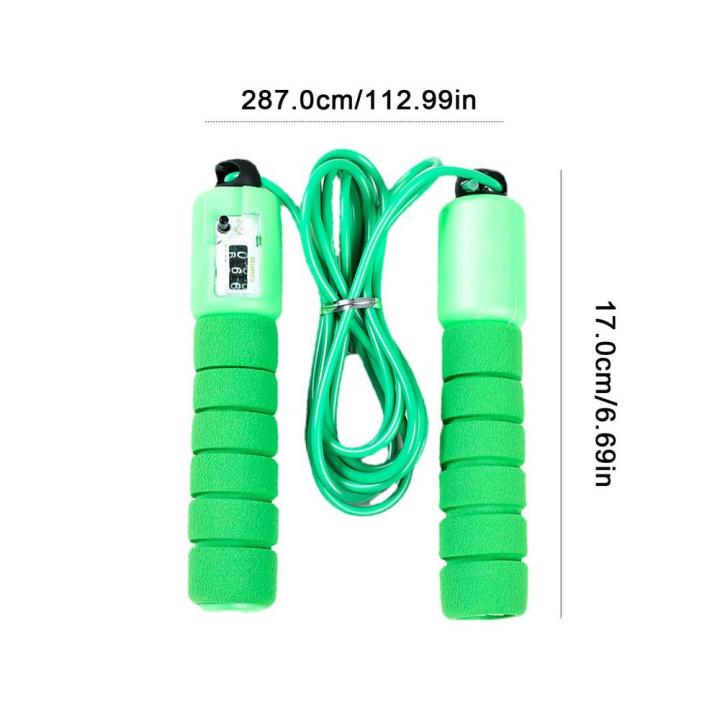 2.87m%20Professional%20Jump%20Rope%20With%20Counter%20Sports%20Fitness%20Fast%20Speed%20Counting%20Jump%20Skip%20Rope%20Skipping%20With%20Sponge%20Handles%20-%20Image%202