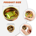 12 Pack Steel Bung Plug Drum Bung 2 and 3/4 Inch Bung Hole Cap 55 Gallon Drum Caps As Shown Metal Bung Caps with Plated Coated.