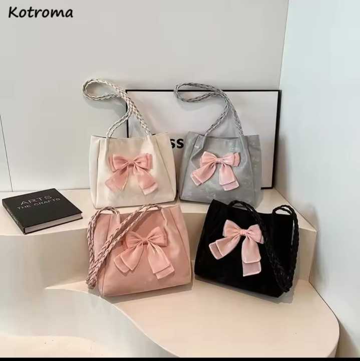 Bows%20Versatile%20Casual%20Hand-held%20Tote%20Bag%20Women's%20Bag%20Simple%20Spacious%20Trendy%20Crossbody%20Bag%20Commuter%20Bag%20-%20Image%208