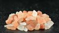Himalayan Natural Pink Salt Rock Salt - 500gm Storage Glass Jar. 