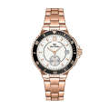 BS New Hot Selling Multi functional Steel Black Rose Women's Watch B0902.