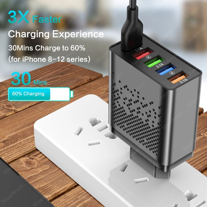 5%20Ports%2066W%20USB%20Charger%20Wall%20Adapter%20Fast%20Charger%20For%20Phone%20Charging%20For%20iphone%20Samsung%20Xiaomi%20Tablet%20Quick%20Mobile%20Charger%20QC3.0%20-%20Image%203