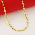 CM Jewelry flexible Long Lasting Lightweight Classic Daily Wear Necklace Chain For Girls.