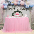 Happy birthday Table Skirt & Cloth Set.